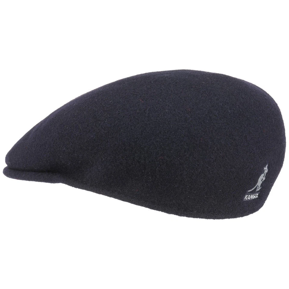 KANGOL ® ORIGINAL 504 CAP FLATCAP SCHIEBERMÜTZE MÜTZE KAPPE WOLLE DUNKELBLAU NEU - Bild 3 von 4
