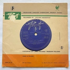 BRIGITTE PETRY-PRONIT-I SAW LINDA YESTERDAY-45rpm 7" EP 1962 MONO POLAND IMP EX