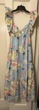 Women's Floral Print Maxi Dress Summer Holiday Party Gown Sundress