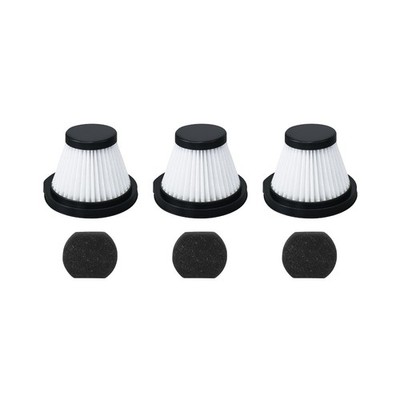 Nispira Filter Replacement for Xiaomi Deerma DX115 DX115S Vacuum Cleaner, 3 Pk