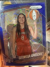 2025 Panini Prizm WNBA - Georgia Amoore #140 Blue Velocity Prizm (RC)