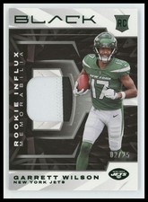 2022 Panini Black Garrett Wilson Rookie Influx Memorabilia Copper /50