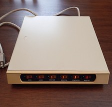 Working Vintage Computer Power Controller - 5 Outlet Surge Protector - 5' Cord