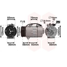 Kompressor Klimaanlage für Ford Mondeo IV Turnier 2.0 TDCi 1.8