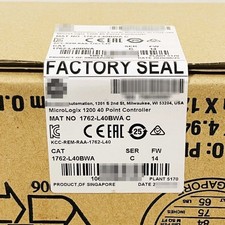 New 1762-L40BWA MicroLogix 1200 40 Point Controller 1762-L40BWA 1pcs US Free Tax