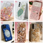 Luxury Rhinestone Bling Mirror Phone Cover For Samsung S21 S23 S24 S25 S26 Ultra