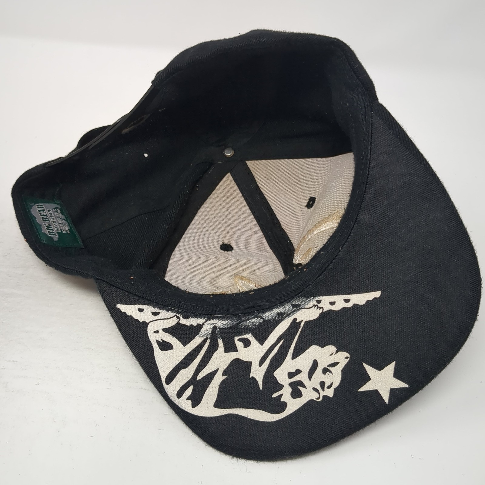 Cali Snapback Hat Solid Black One Size Adjustable… - image 7