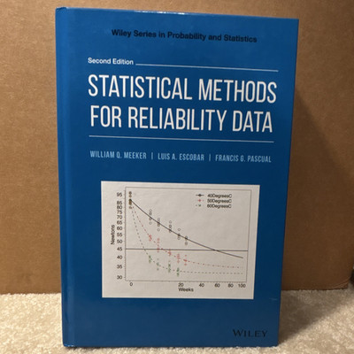 Wiley 2nd Ed Statistical Methods for Reliability Data PB 2017 Meeker