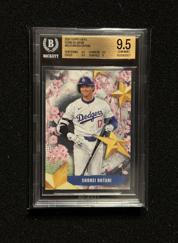 SHOHEI OHTANI STARS OF JAPAN SOJ-1 Topps 2025 Series 1 BGS 9.5 GEM MINT💎