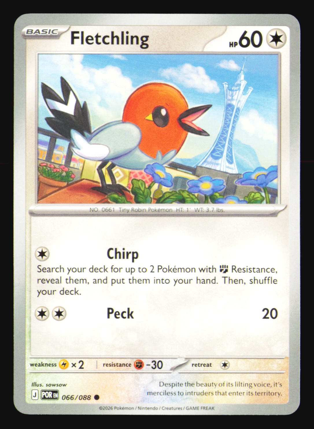 ME03: Perfect Order #066/088 Fletchling