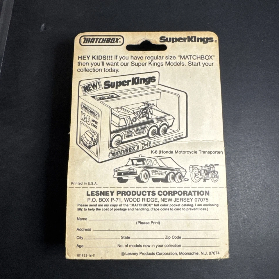 Matchbox Superfast No 3 Porsche Turbo Darker Green Gloss Black Base USA Blister - Image 4 of 4