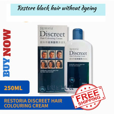 Restoria Discreet Hair Cream 250ml Grey Hair Reversal Natural Color Restore