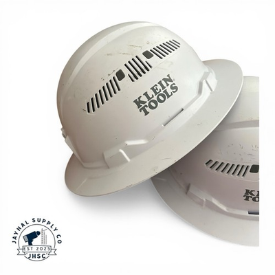 #ad Klein Tools 60407RL Vented Full Brim Hard Hat $44.95