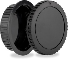 EF Mount Camera Body Cap and Rear Lens Cap Cover Kit for Canon EF or EF-S Mount