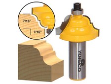 7/16" Classical Roman Ogee Edge Forming Router Bit - 1/2" Shank - Yonico 13123