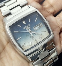 Vintage Seiko 5 Automatic Men's Watch Blue Dial Working Perfectly
