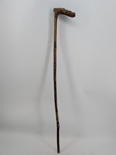Handmade Irish Shillelagh Style Walking Stick Cane Root Wood 40.5" Folk Art