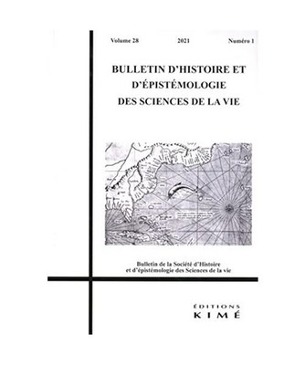 Bulletin d'histoire et d'épistémologie des sciences de la vie n°28/1: Les cla