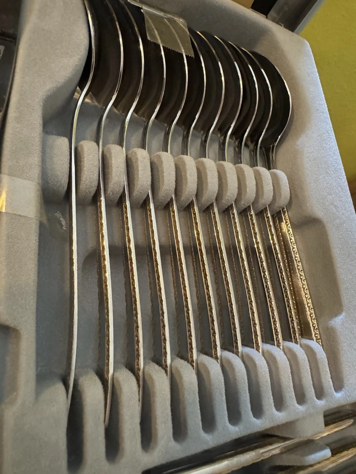 SBS Besteck Solingen 23 /24 Karat hartvergoldet 70-teilig NEU - Bild 4 von 4