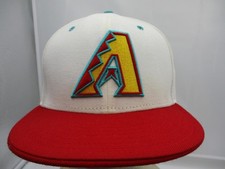 Vintage Arizona Diamondbacks Hat Snap Back White MLB Baseball 9FIFTY New Era