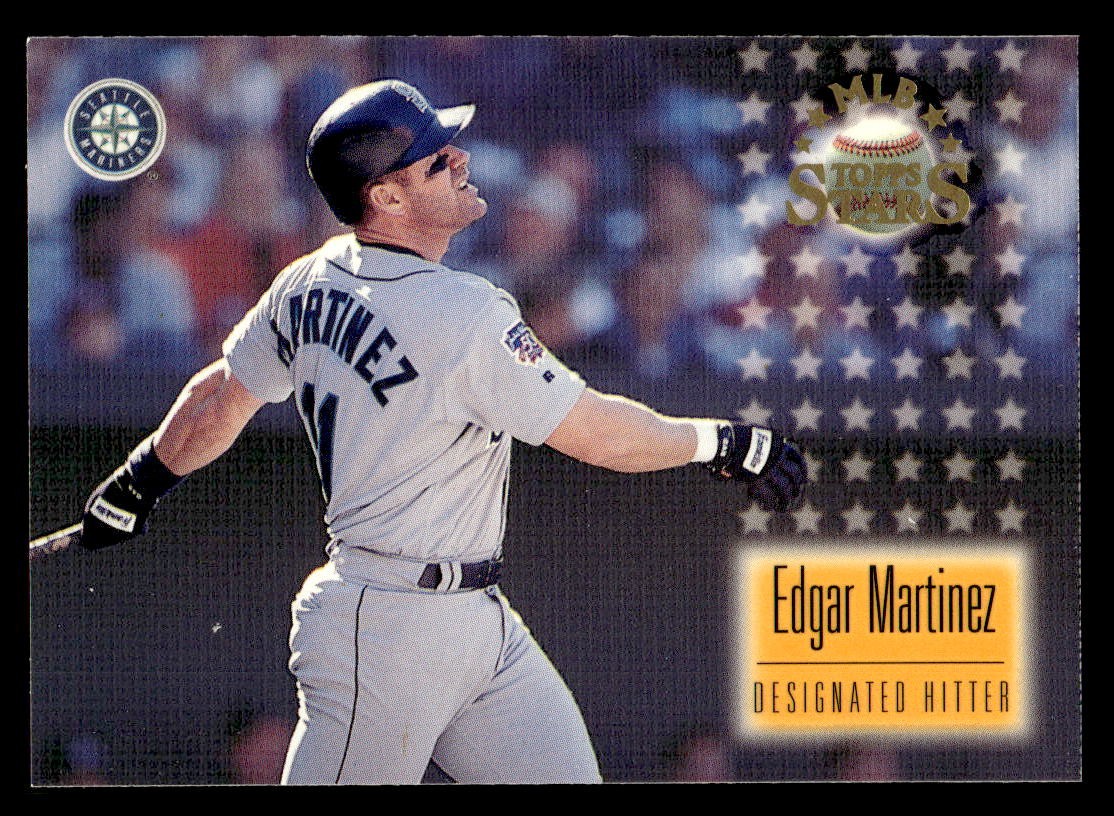 1997 Topps Stars #25 Edgar Martinez Card Seattle Mariners