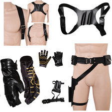 Bucky Barnes Cosplay Back Strap/Gloves/Belt Halloween Winter Solider Accessories
