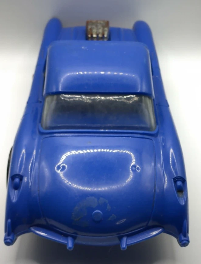 1957 雪佛兰 Corvette Tootsie 玩具蓝色塑料 1: 12 — 第 4/4 张图片