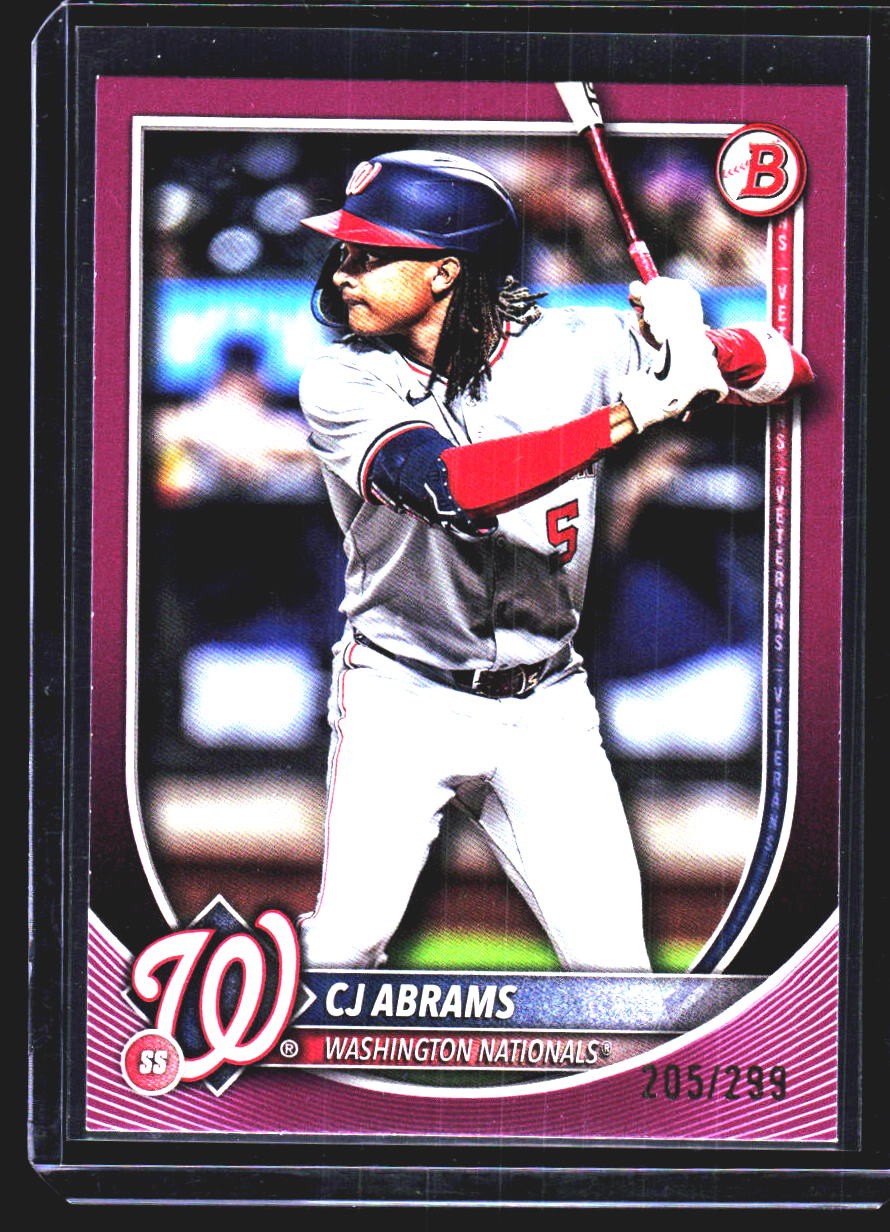 2025 Bowman #49 CJ Abrams Fuchsia #/299