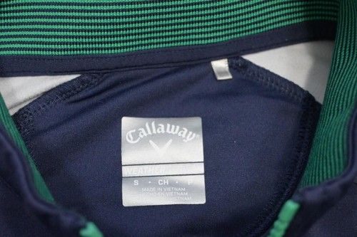 Callaway Golf Jacket 1/4 Zip Weather Series Dark Blue Pullover Mens Size Small - Picture 8 of 10