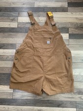 Carhartt Women's Brown Bib Overall Size XXL Brand New with Tags Model BS5268-W