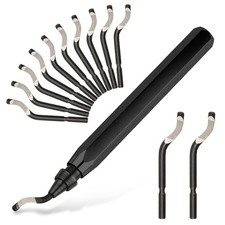 Deburring Tool with 12 High Speed Steel Blades, Deburring Tool 3D Printing, D...