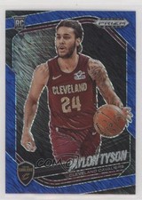 2024-25 Panini Prizm Black FOTL Blue Shimmer 14/35 Jaylon Tyson #127 0xh3