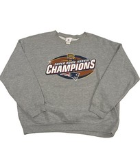 Sz XL VTG New England Patriots Super Bowl XXXVIII 38 Champions Sweatshirt 2004