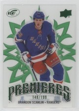 2024-25 Upper Deck Ice Premieres Emerald Green 148/199 Brandon Scanlin #153 03uh