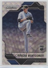 2017 Panini Chronicles Prizm Blue Wave Prizm 7/199 Jordan Montgomery #13 1b9b