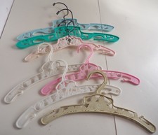 7 Vintage Baby Hangers Bambi, Train, Animals, Babies