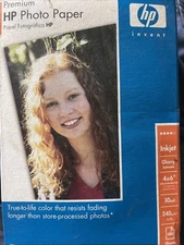 HP Premium Photo Paper for Inkjet Printer 4x6 100 Sheets