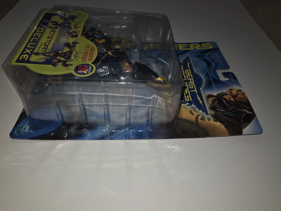 Transformers Beast Machines Deluxe Jetstorm nariz recta vehículo Beast Wars sin usar, en caja Foto 3 de 4