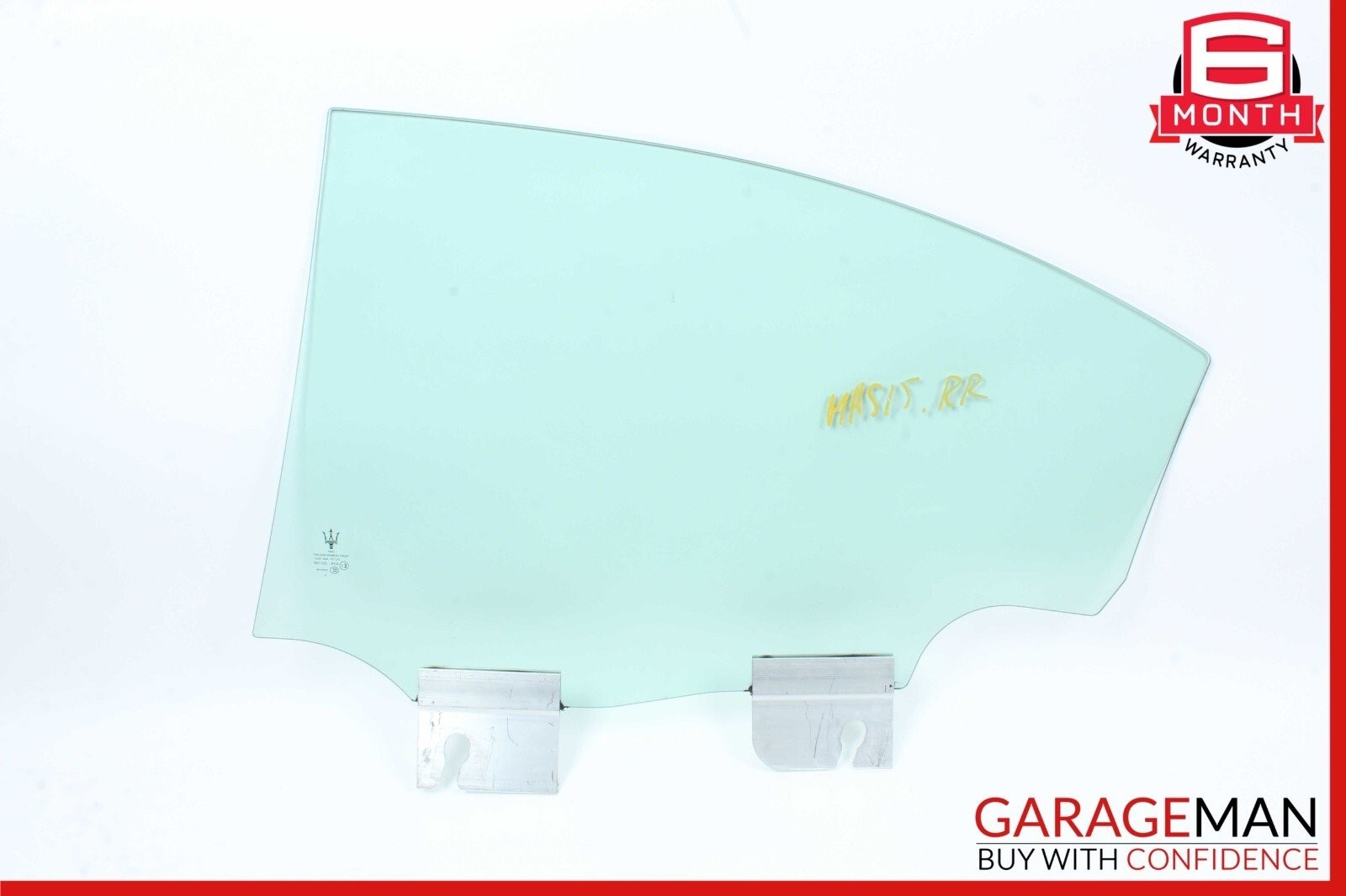 14-22 Maserati Ghibli M157 S Rear Right Side Door Window Glass OEM