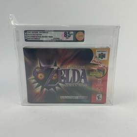 Collector's Ed Legend Of Zelda Majora's Mask Nintendo 64 N64 Sealed VGA 85+ NM+