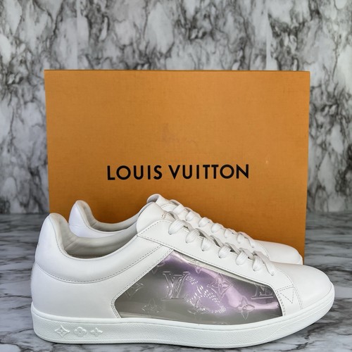 Louis Vuitton Luxembourg Sneakers Shoes Men Size 8.5 LV  Monogram Authentic