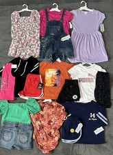 Huge Lot Girls Size 7 8 Summer Clothes NEW EC Dress Shorts Nike Puma Converse