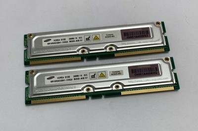 512MB (2 x 256MB) Samsung / Compaq 402835-862 800-45 Rambus ECC Server Speicher