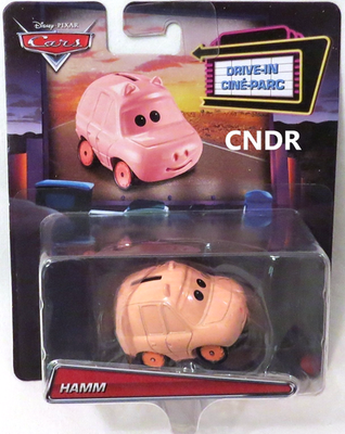 #ad Disney Pixar Cars DRIVE IN SERIES Toy Story HAMM piggy bank 1:55 diecast ham pig $19.95