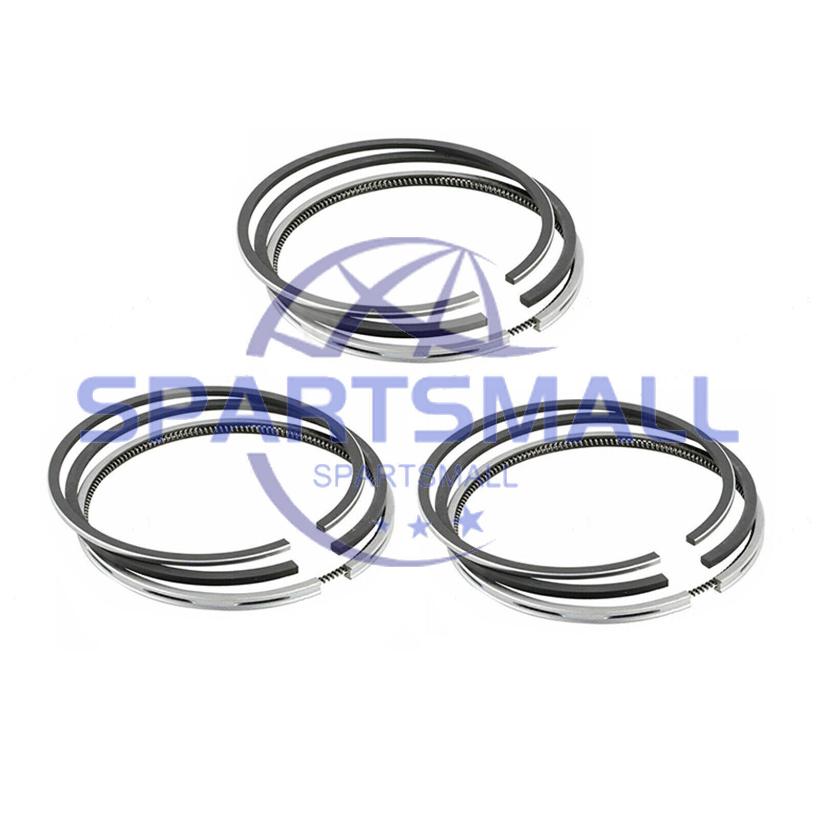 3 Sets 3TNV84 Piston Rings for Yanmar John Deere 4105 7500 7700
