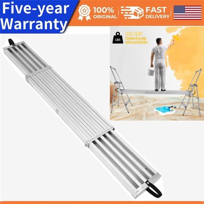 440LBS Capacity Extension 6-9ft Telescoping Work Plank Aluminum Plank Platform