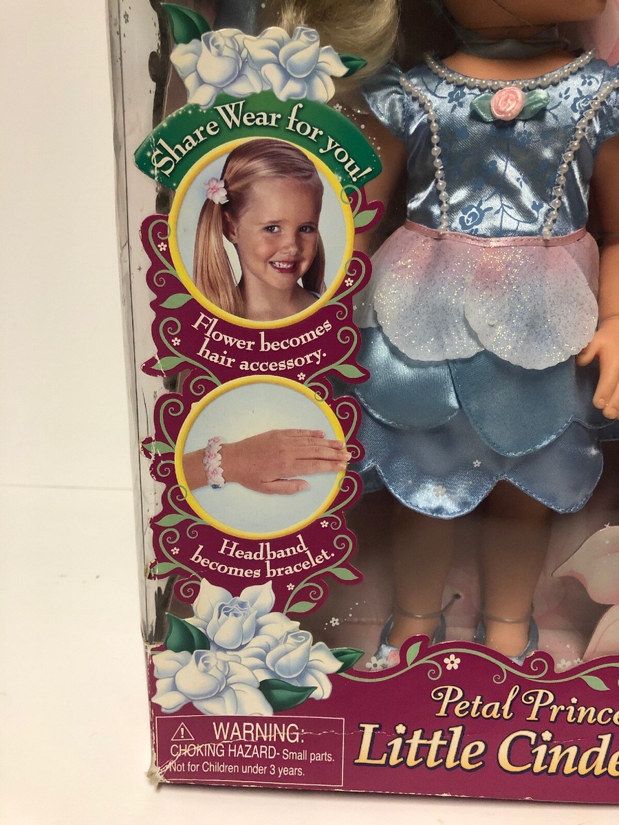 Playmates 2006 Disney Petal Princess Little Cinderella Doll