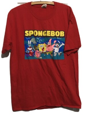 Spongebob Patrick Squidward Sandy T Shirt 2015 Large