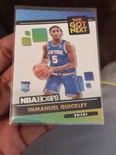 2020-21 Immanuel Quickley We Got Next Hoops Rookie Insert New York Knicks