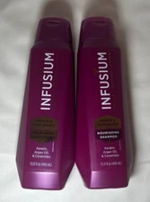 Infusium Repair & Replenish Keratin & Argan Oil 13.5oz Conditioner & Shampoo